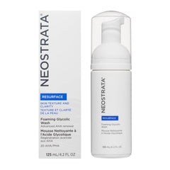 NeoStrata foaming glycolic wash with packaging on a white background