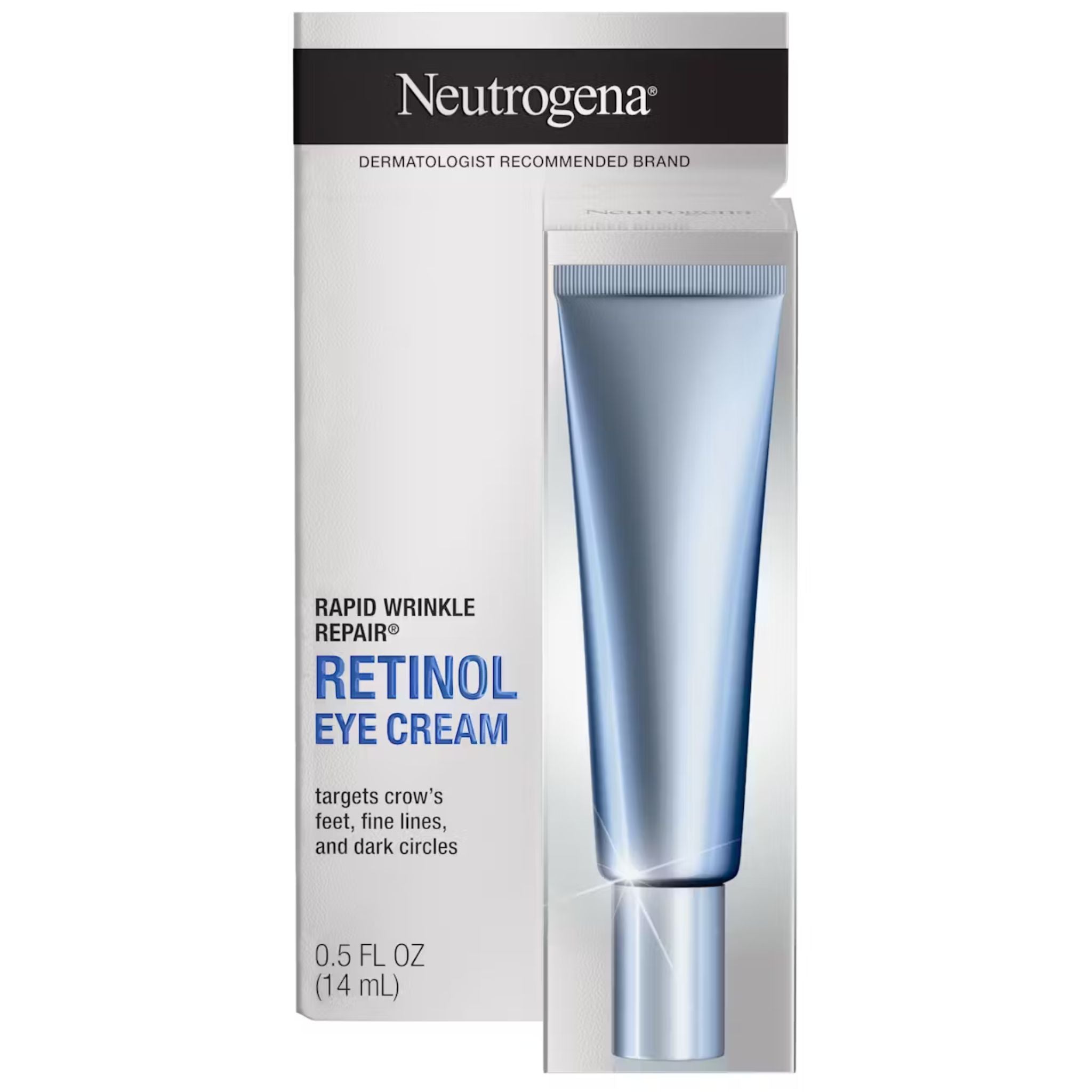 Front packaging of Neutrogena Rapid Wrinkle Repair Retinol Eye Cream