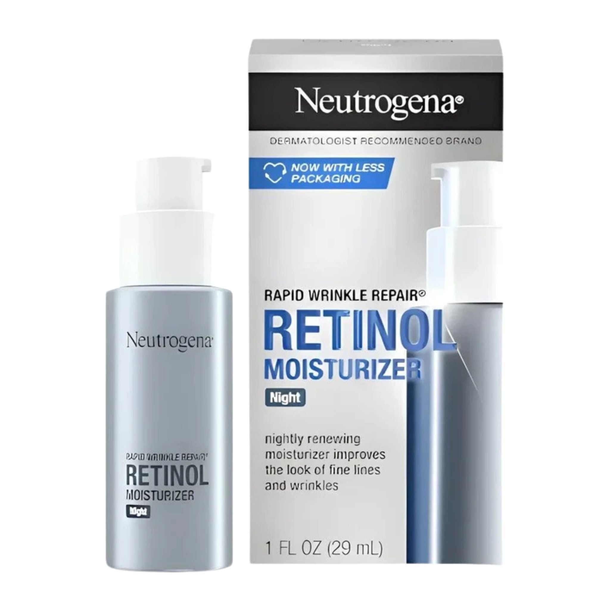 Neutrogena Retinol Moisturizer packaging on a white background