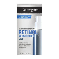 Neutrogena Rapid Wrinkle Repair Retinol Moisturizer packaging on a white background