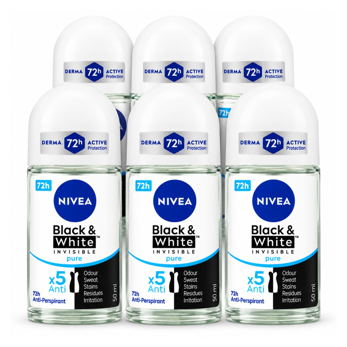 Six Aerogard Home Clearing Ink Insect Killer spray bottles arranged in two rows of three on a white background.
