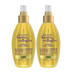OGX Biotin & Collagen Weightless Oil Mist 2 Pack spray bottles