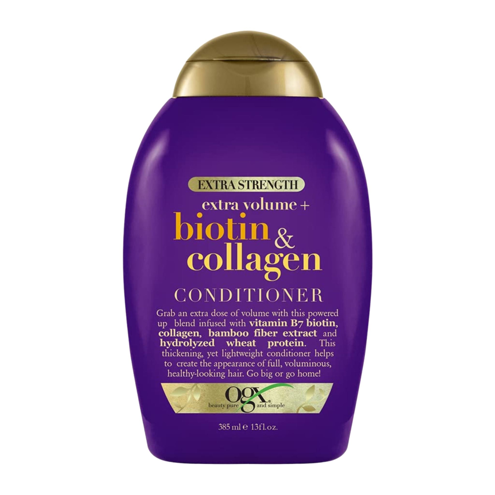OGX Thick & Full + Biotin & Collagen Conditioner bottle front view