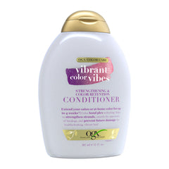 OGX Color Care Vibrant Color Vibes conditioner bottle on a white background