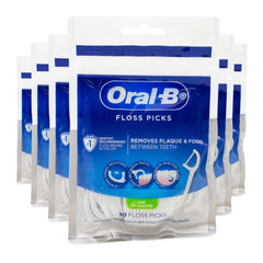 Showcase: Oral-B dental floss picks 6 pack with mint flavor – 180 count