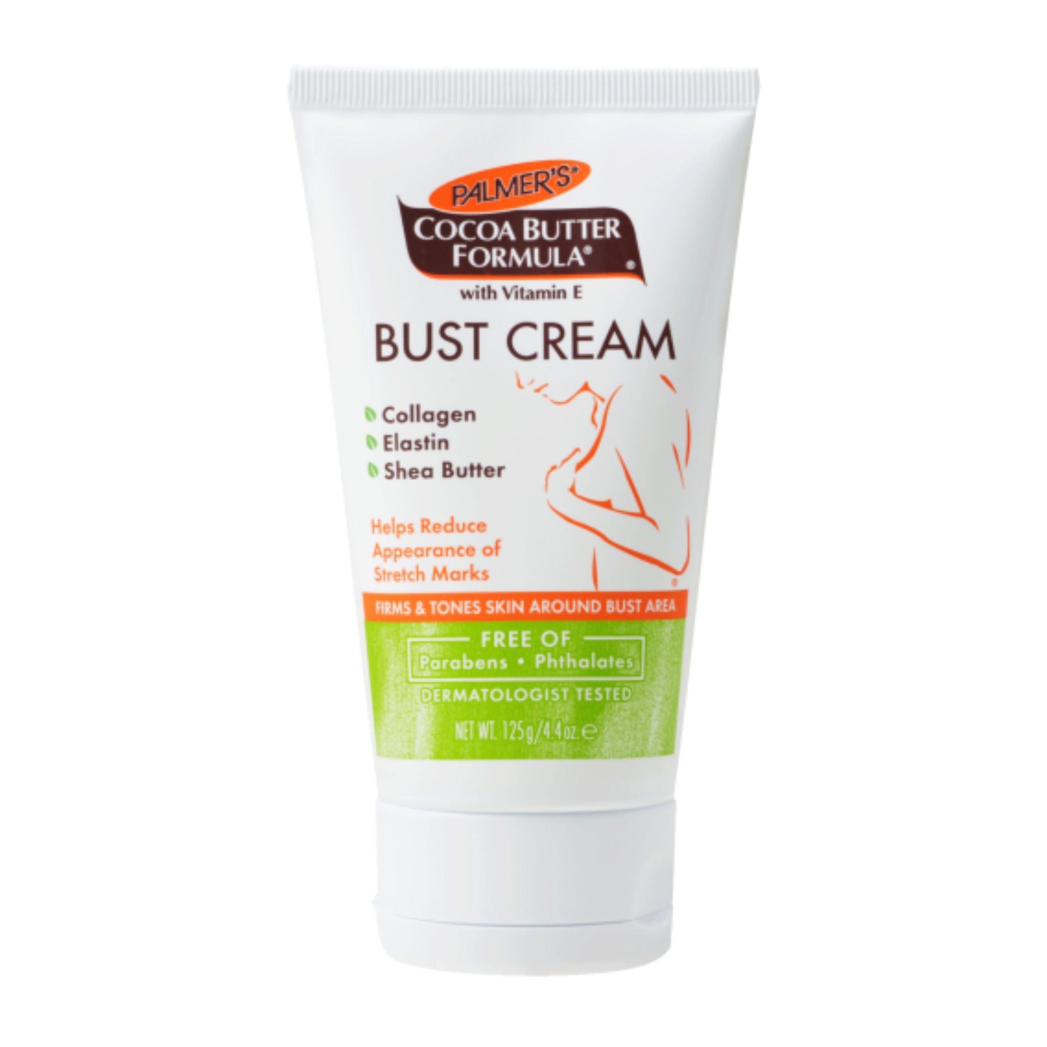 Front view of Palmer's Cocoa Butter Bust Cream 125g
