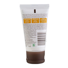 Back view of a cosmetic tube with text and branding on a white background