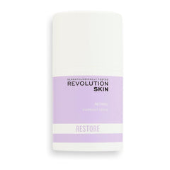 Skincare product packaging with 'Revolution Skin' branding on a white background