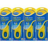 Scholl Gel Activ Everyday Insoles for Women – 4 Pack Front Packaging