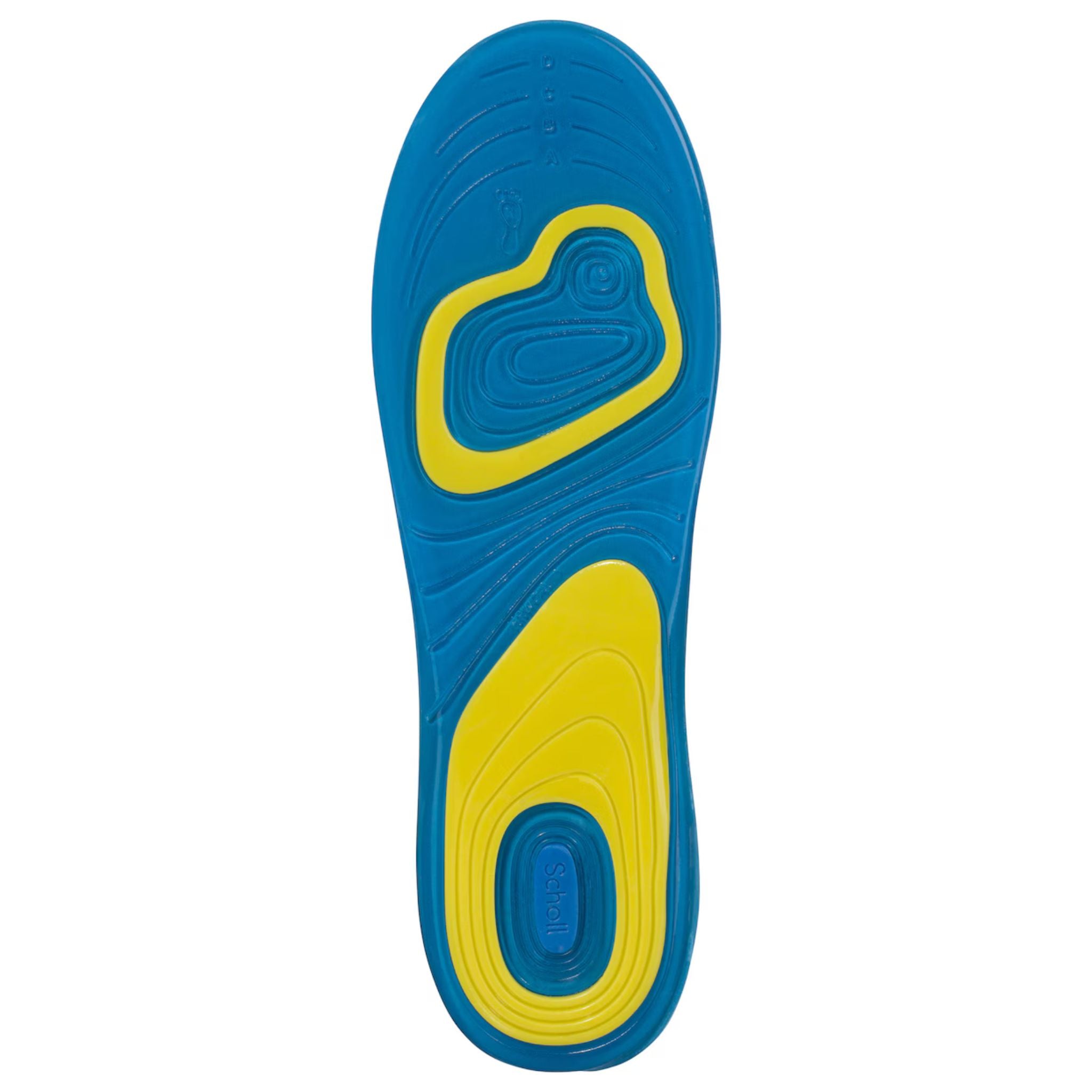 Scholl Gel Activ Everyday Women Insole Bottom View Gel Cushion Zones