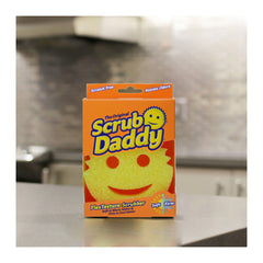 Front view of Scrub Daddy Original Yellow