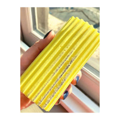 Clear plastic holder on a white background with text about its qualities.