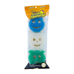 Showcase image of Scrub Daddy & Mommy Halloween Edition sponges (3-pack)