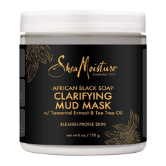 SheaMoisture African Black Soap Clarifying Mud Mask 170g – Front View