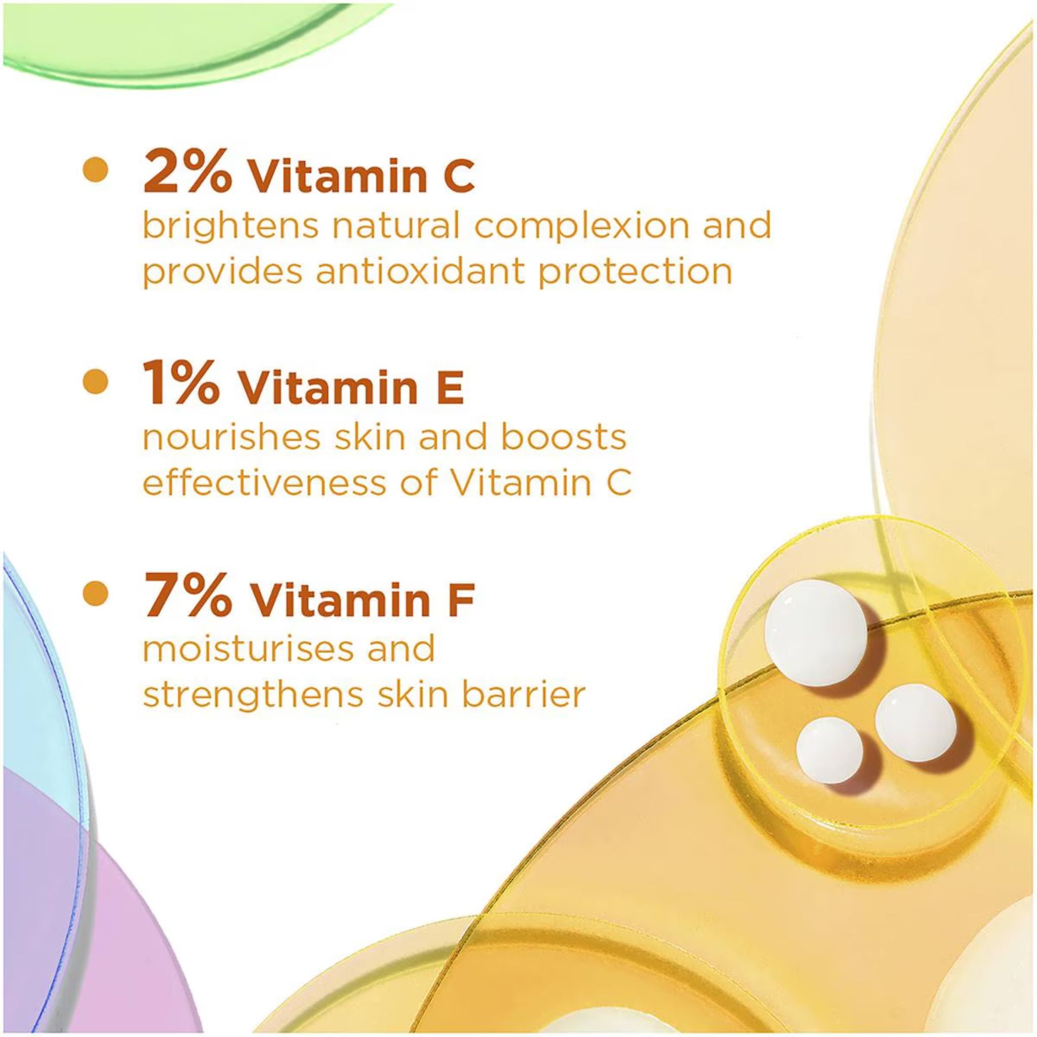 Vitamins with text on a white background