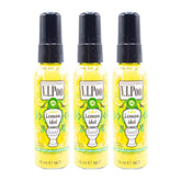 V.I.Poo Lemon Idol fragrance mist bottles shown as a three-pack