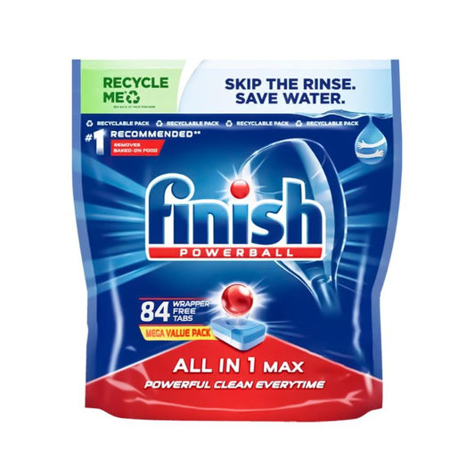 Finish Powerball All in 1 Max Wrapper Free Tablets 84 Pack