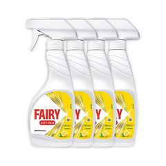 Fairy Lemon Dish and Surface Kitchen Spray 450ml x 4 Pack
