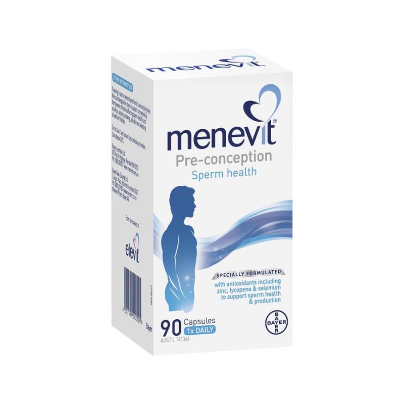 Menevit Pre-Conception Sperm Health Capsules - 90 Pack (90 Days)