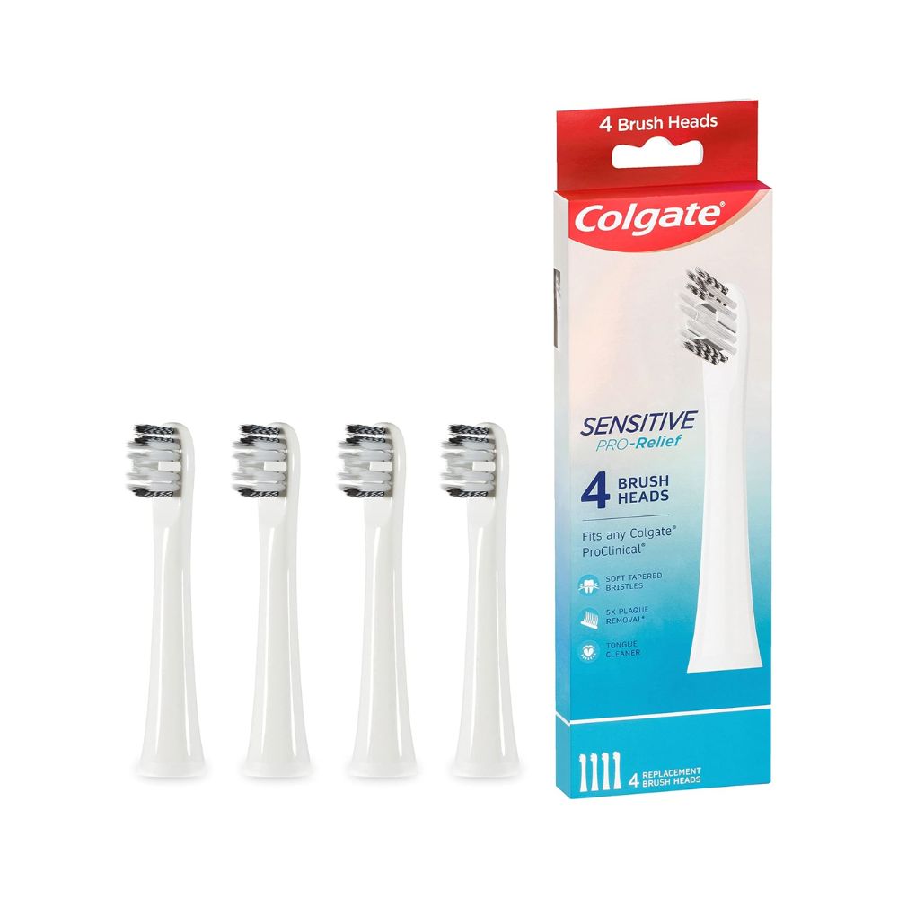 Colgate Sensitive Pro Relief Toothbrush Head 4 Pack