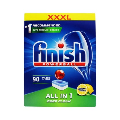 Finish Powerball All in 1 Deep Clean Lemon Sparkle 90 Pack