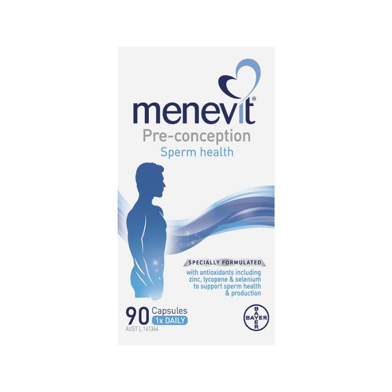 Menevit Pre-Conception Sperm Health Capsules - 90 Pack (90 Days)