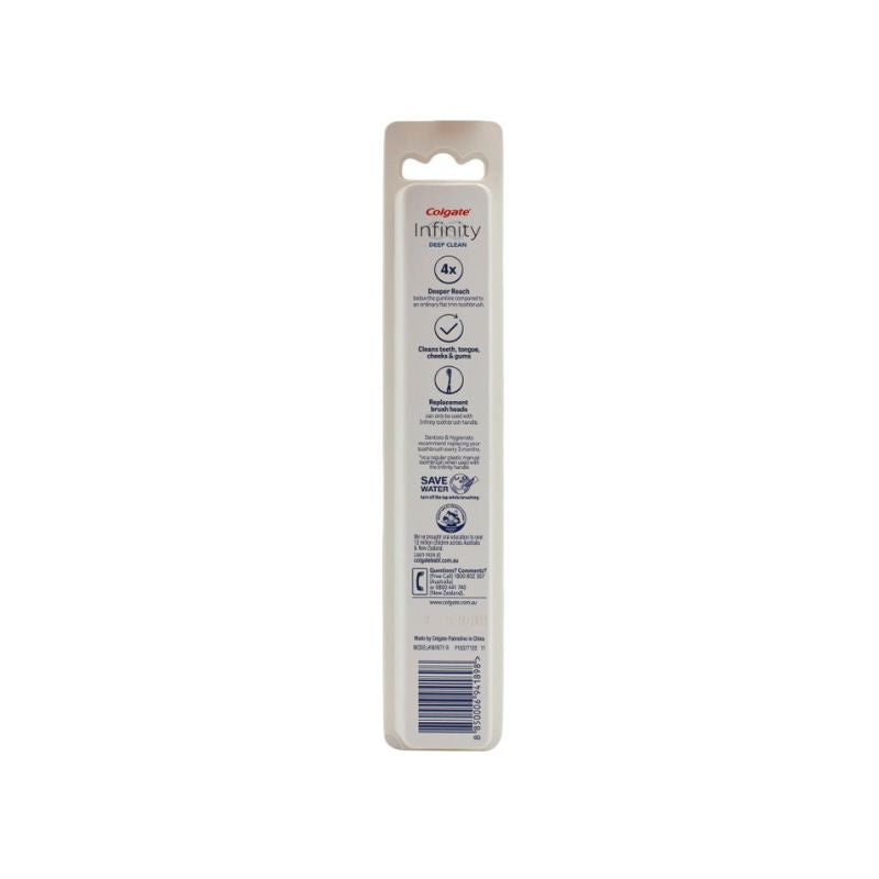 Colgate Infinity Floss-tip Bristles Brush Head 2 Pack