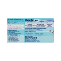 Mylanta 2Go Antacid Double Strength Tablets Lemon Mint 48 Pack