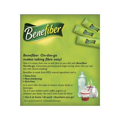 Benefiber Natural Fibre Supplement On-the-Go Stick - 28 Pack x 3 Pack