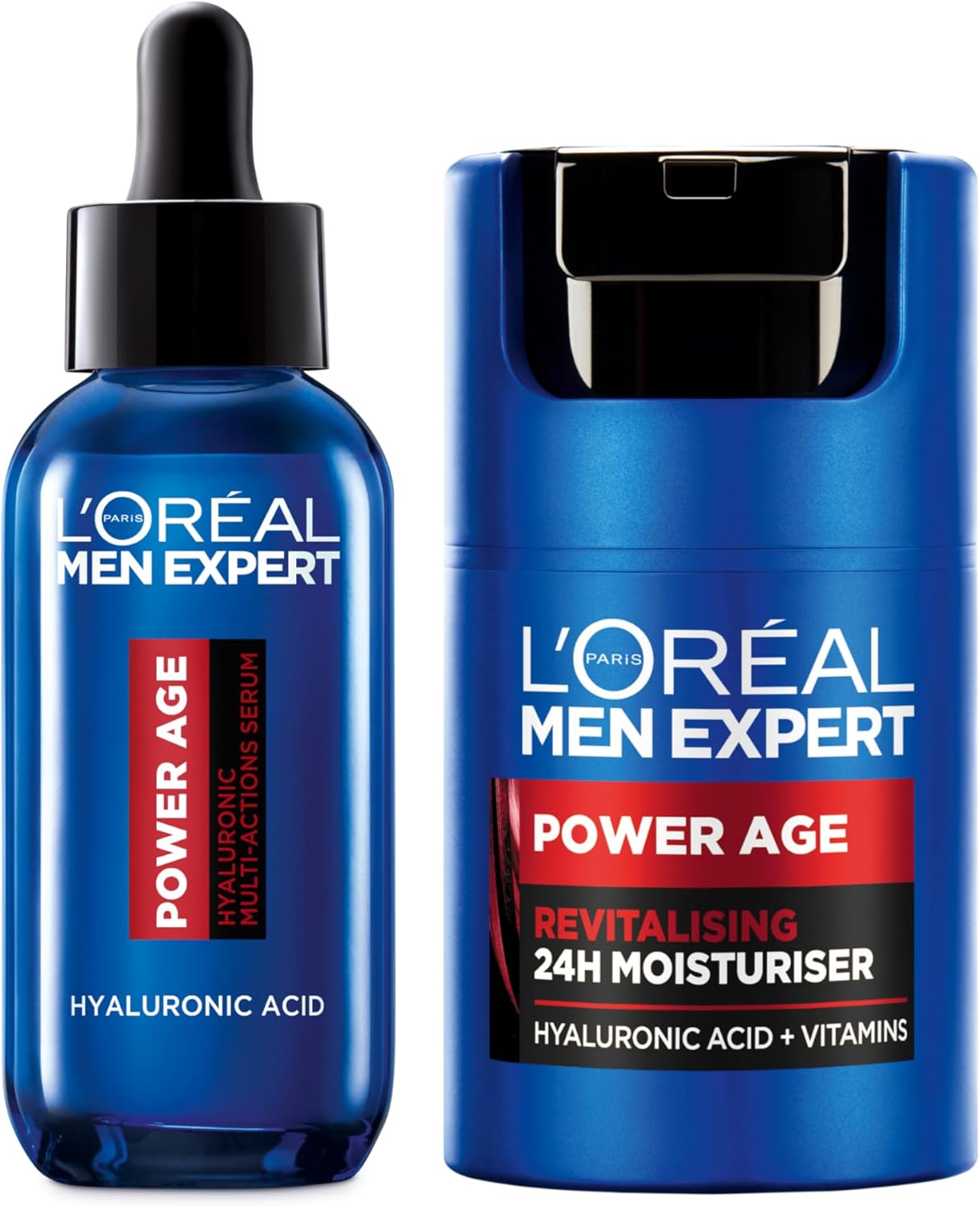 L'Oréal Men Expert Hyaluronic Acid Power Age Duo Gift Set – 30ml Serum & 50ml Moisturiser