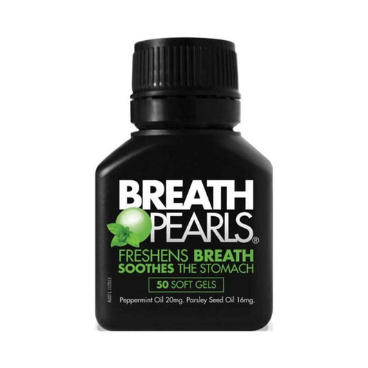Breath Pearls Natural Capsules - 50 Count