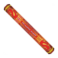 Pack of Dragon's Blood incense sticks on a white background