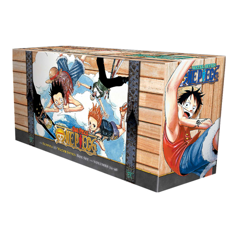 One Piece Box Set 2: Skypeia and Water Seven Volumes 24-46 with Premium