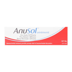 Anusol ointment packaging on a white background