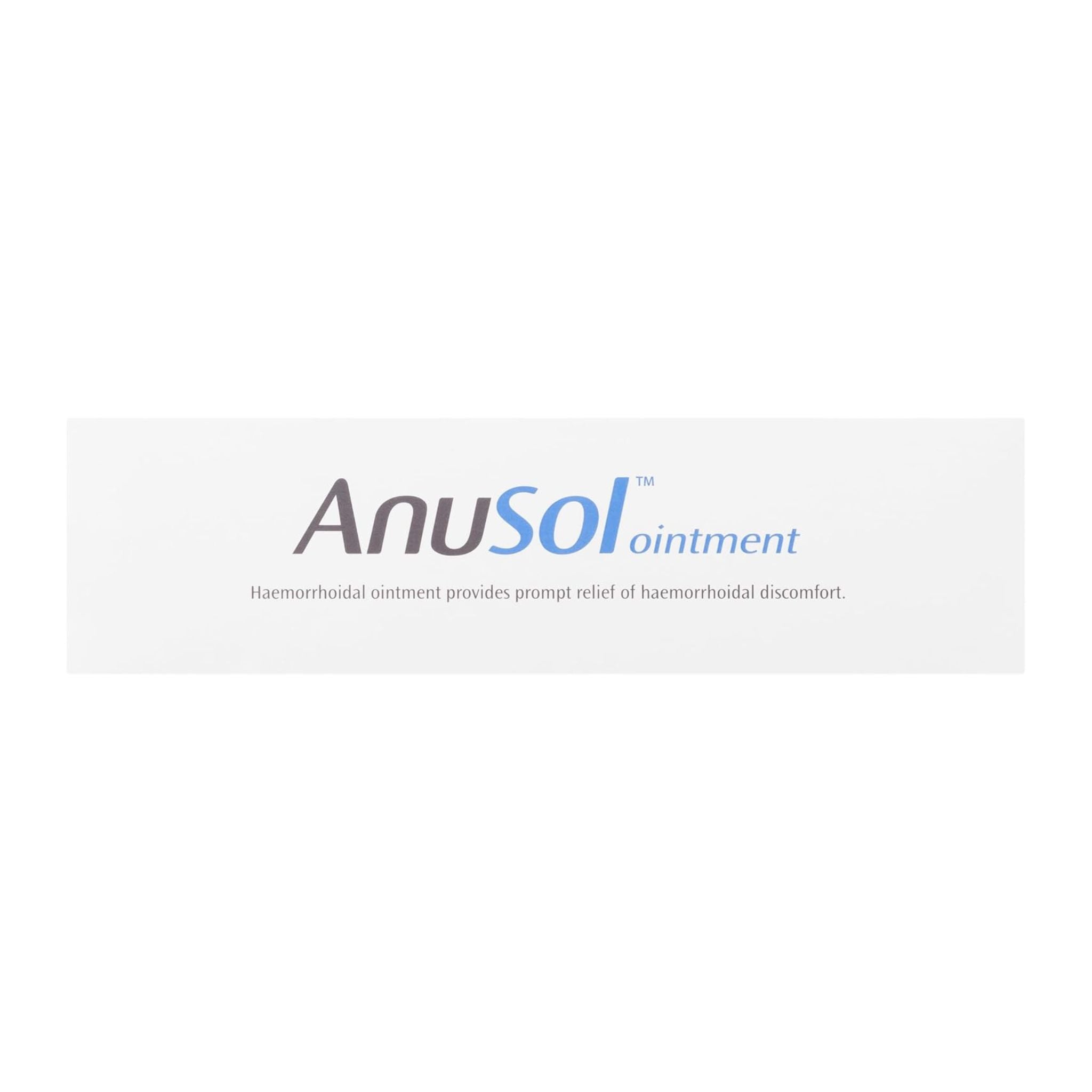 Anusol ointment logo on a white background