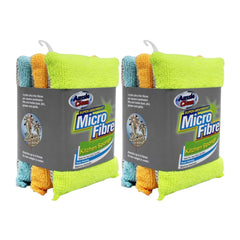Two packages of Aussie Clean Micro Fibre Kitchen Sponges on a white background