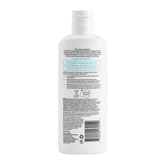 White bottle with text and labels on a white background