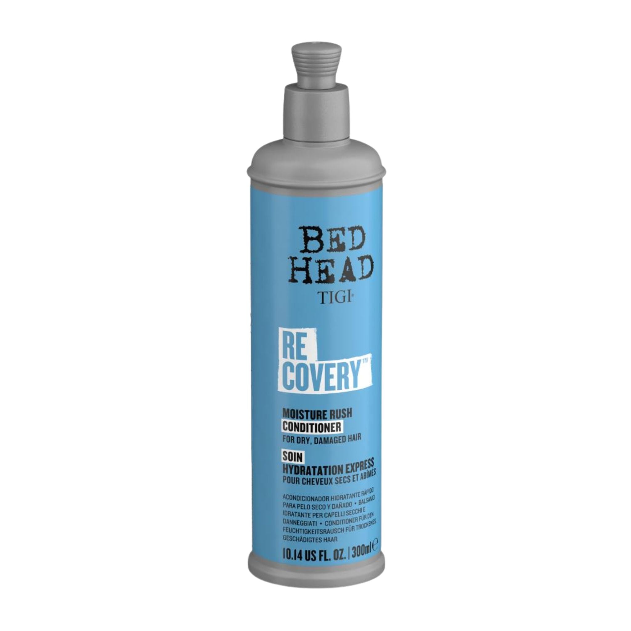 TIGI Bed Head Re:covery conditioner bottle on a white background