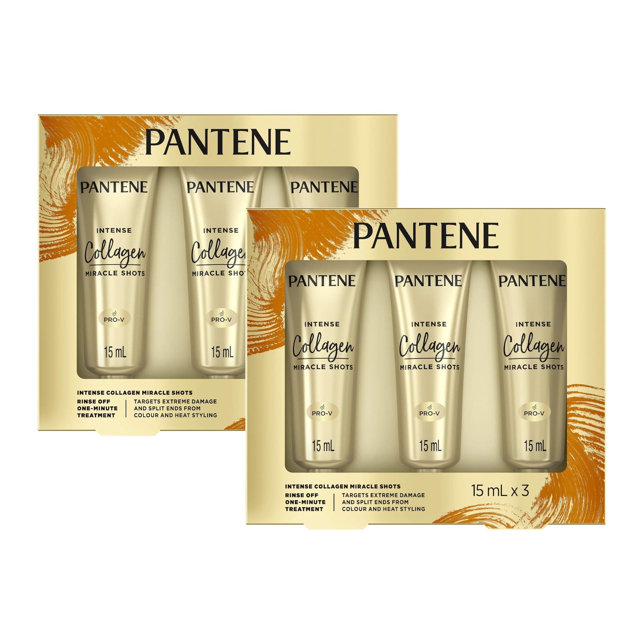 Pantene Intense Collagen Miracle Shots packaging on a white background