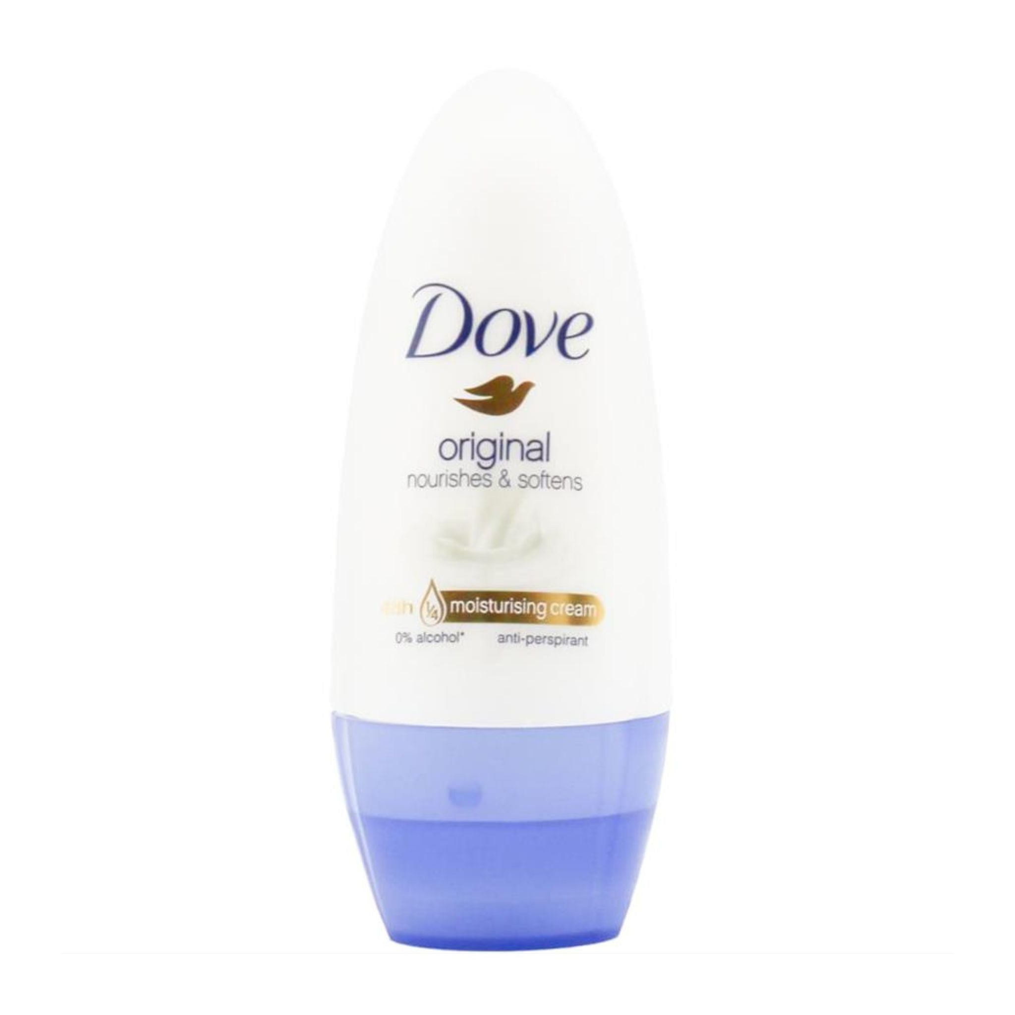 Dove deodorant stick on a white background