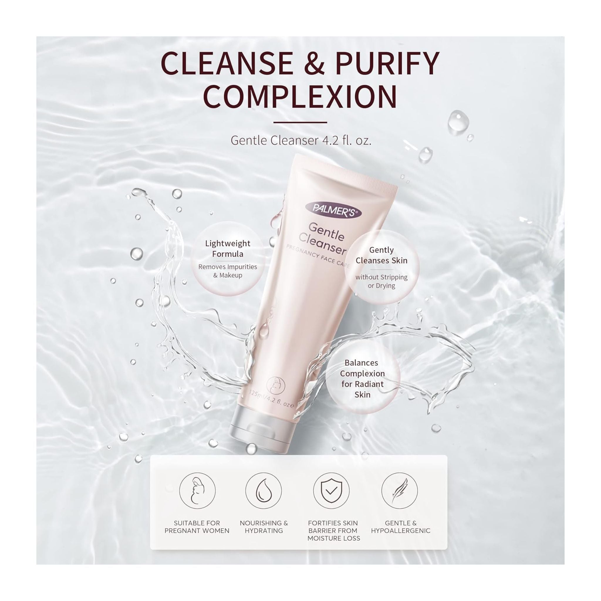 Palmer’s Gentle Cleanser Pregnancy Face Care 125 mL