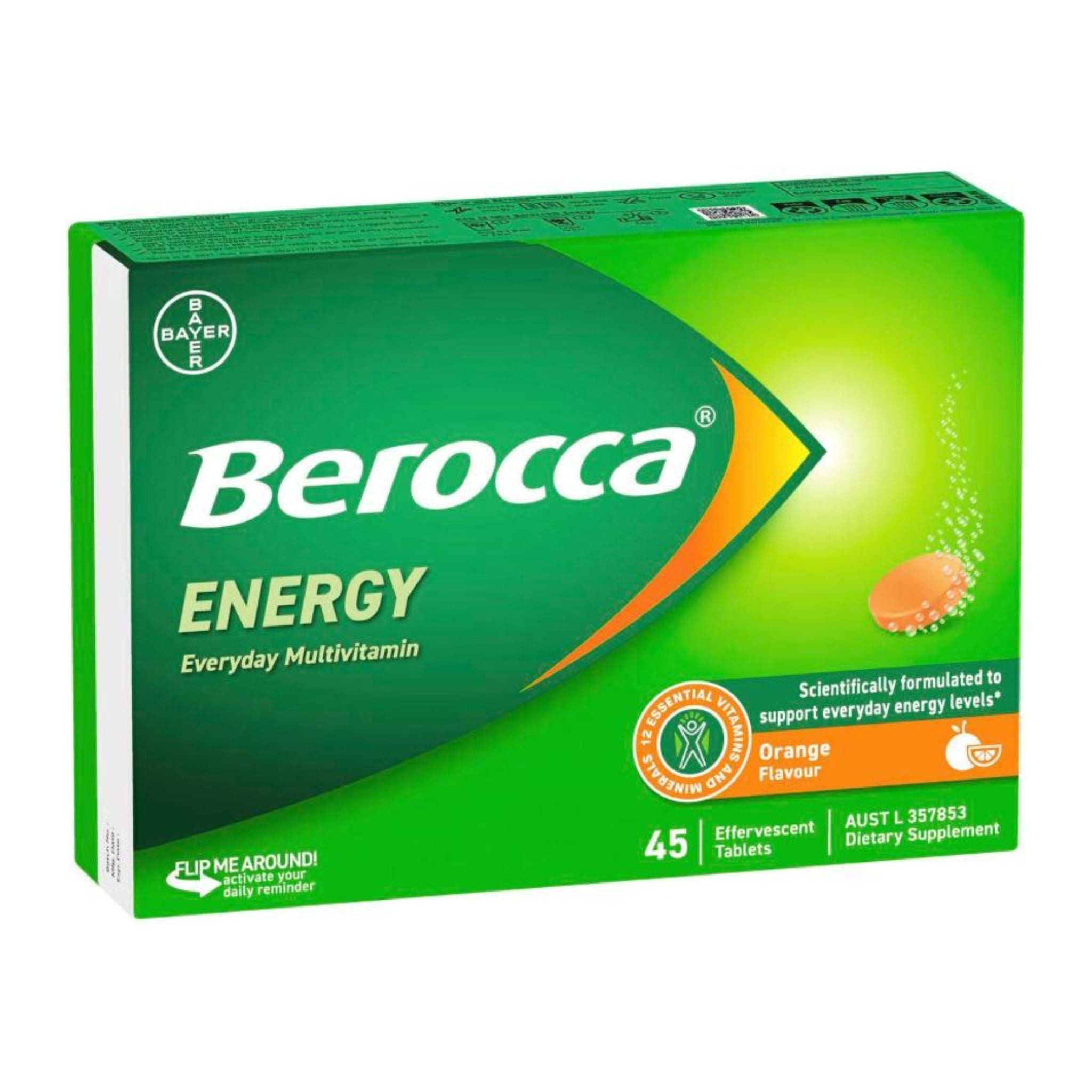 Berocca Energy Everyday Multivitamin packaging on a white background