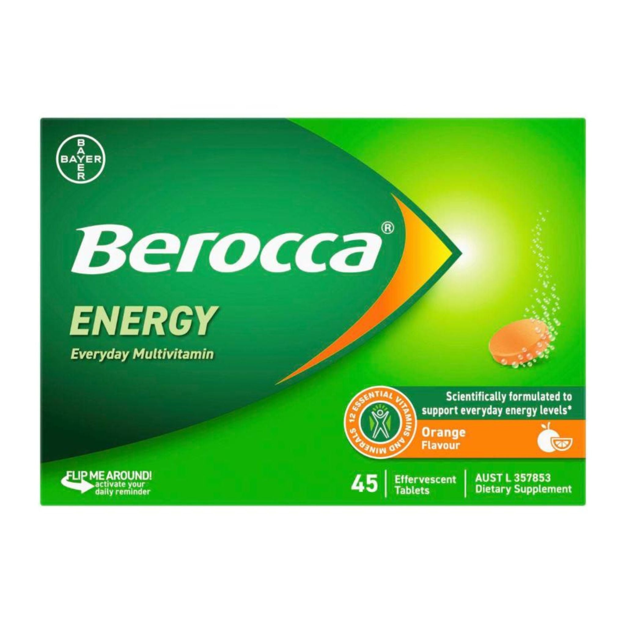 Berocca Energy Everyday Multivitamin packaging on a white background