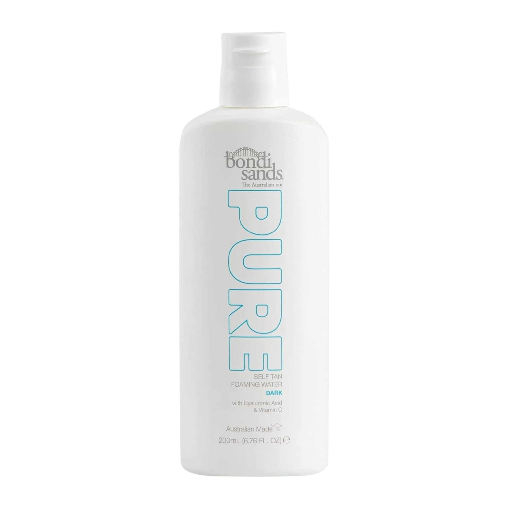 Bondi Sands Pure body wash bottle on a white background