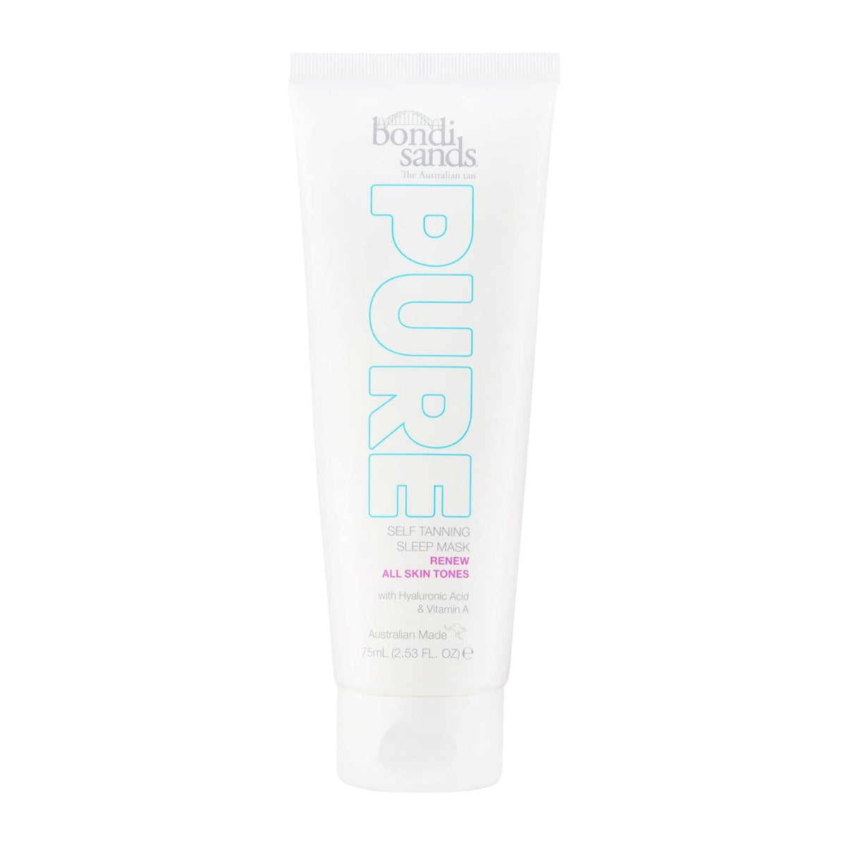 Bondi Sands Pure self-tanning gel on a white background
