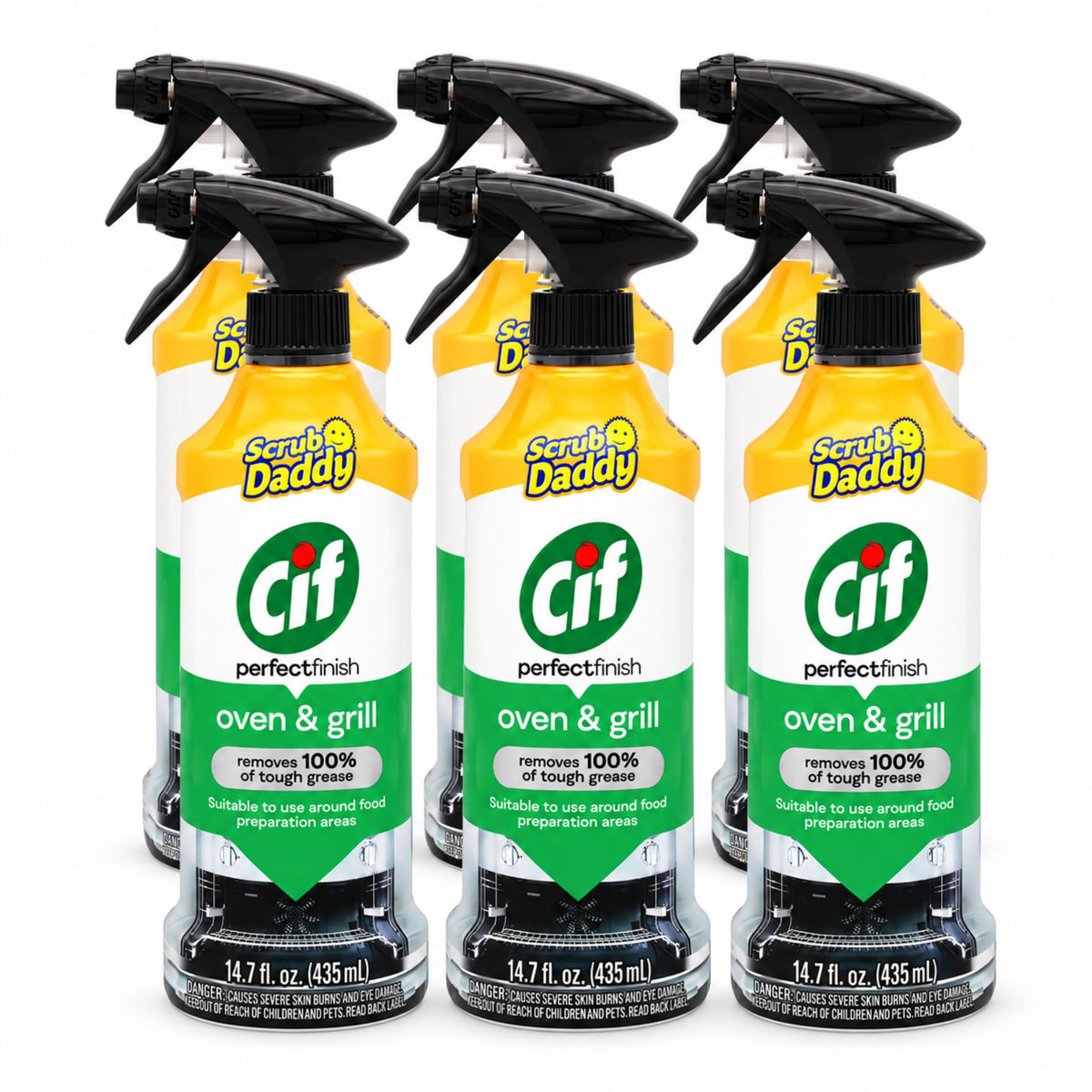 Six Aerogard Home Flying Insect Killer spray bottles arranged in two rows of three on a plain white background.