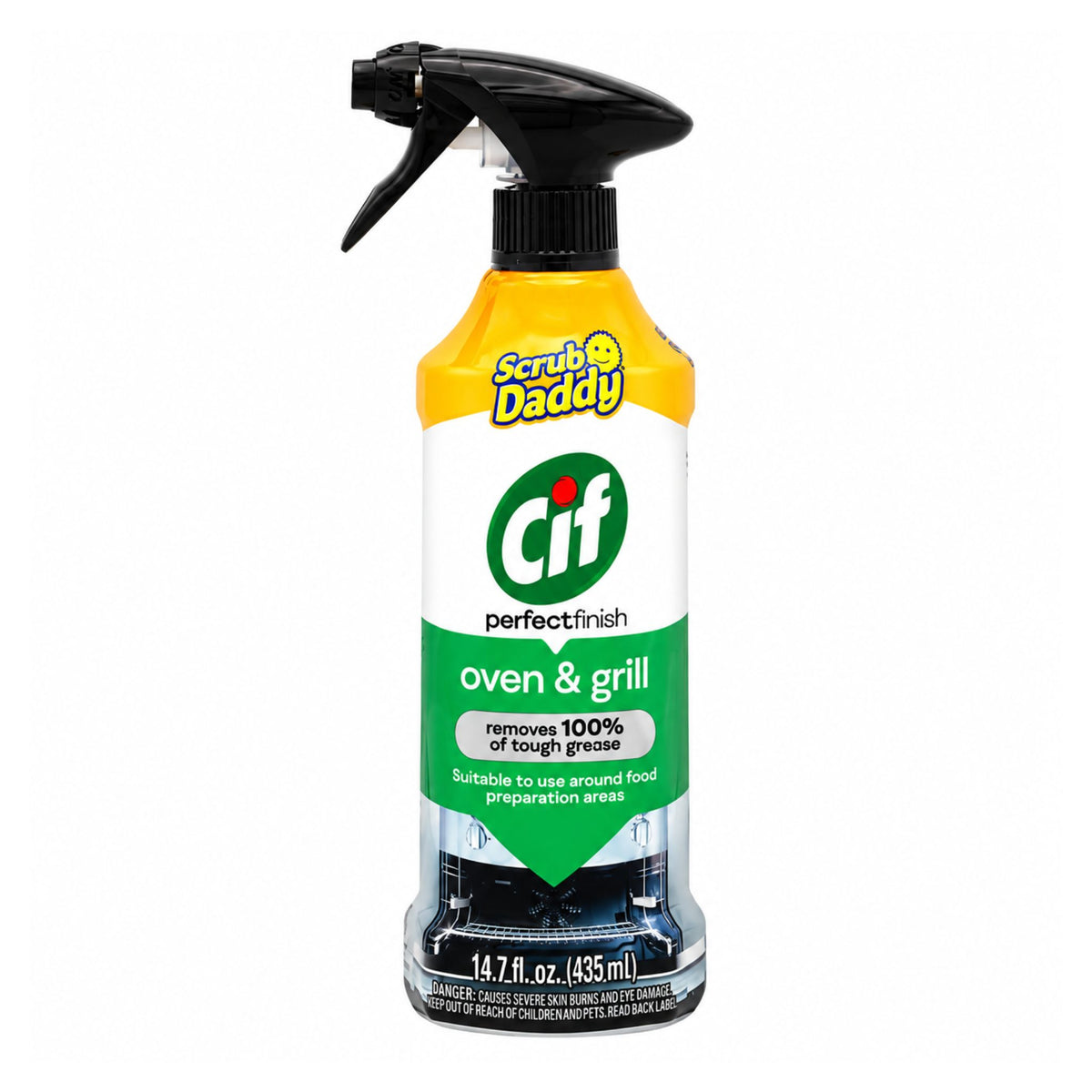 Cif Perfect Finish Scrub Daddy oven & grill spray bottle, 14.7 fl.