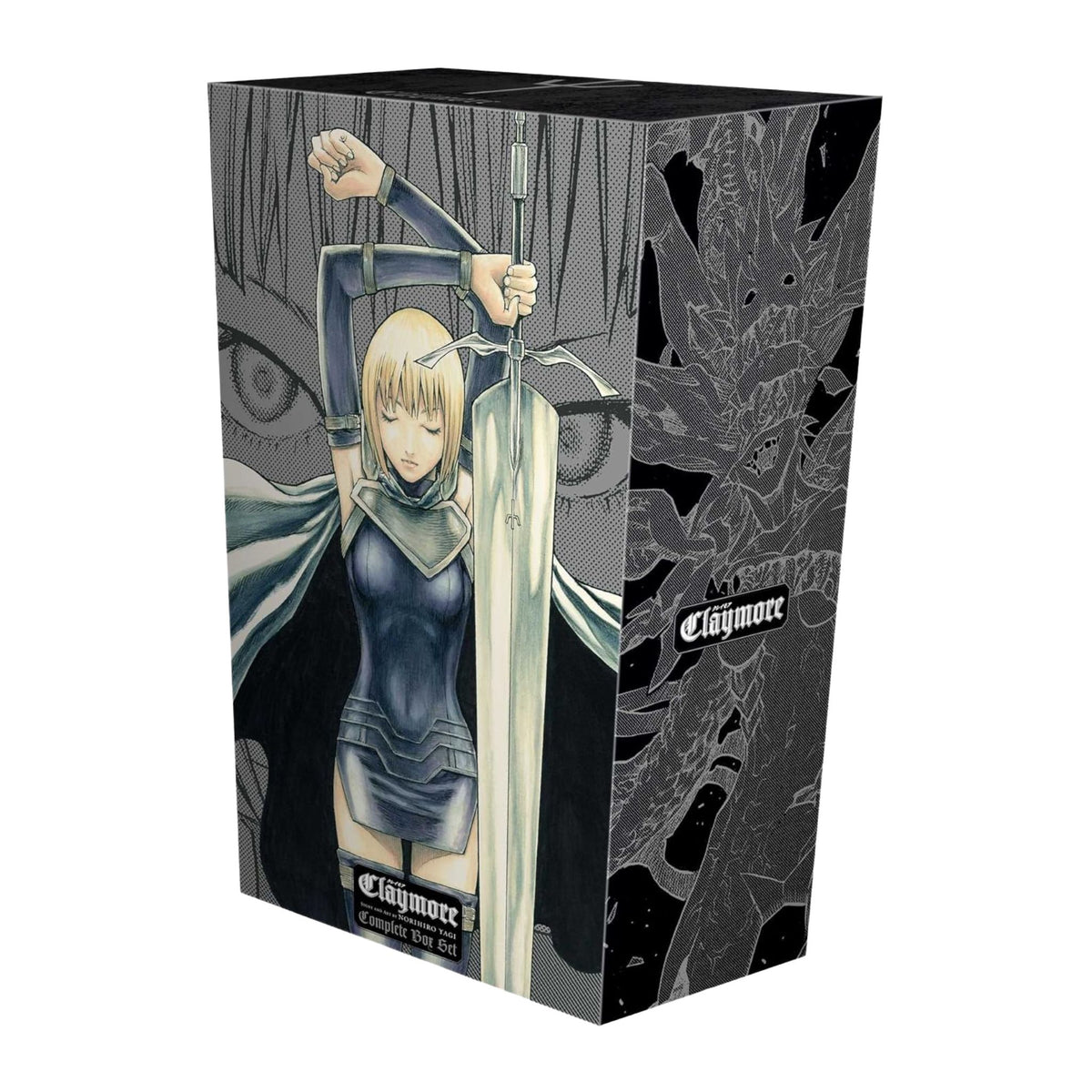 Claymore Complete Manga Box Set Volumes 1–27 English Version – Premium paperback collection featuring the full dark fantasy series in a collector’s box.