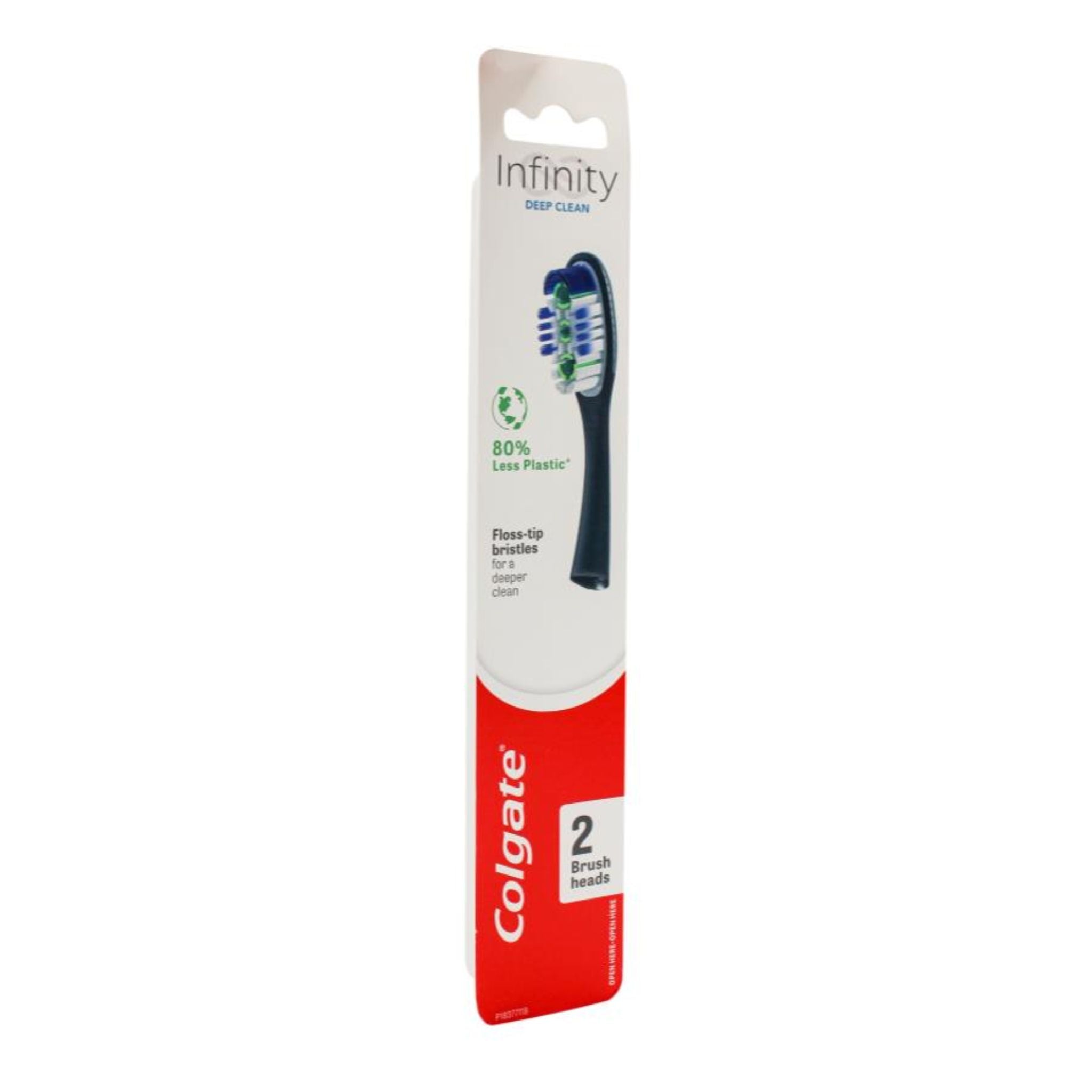 Colgate Infinity Deep Clean toothbrush packaging on a white background