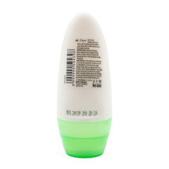 Dove deodorant roll-on bottle on a white background